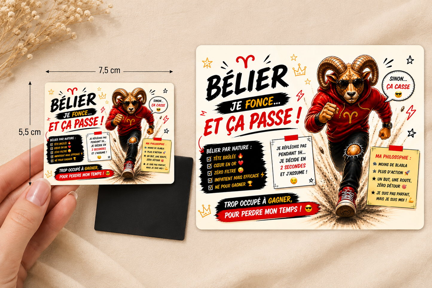 ♈🧲 Magnet Signe Astro Bélier