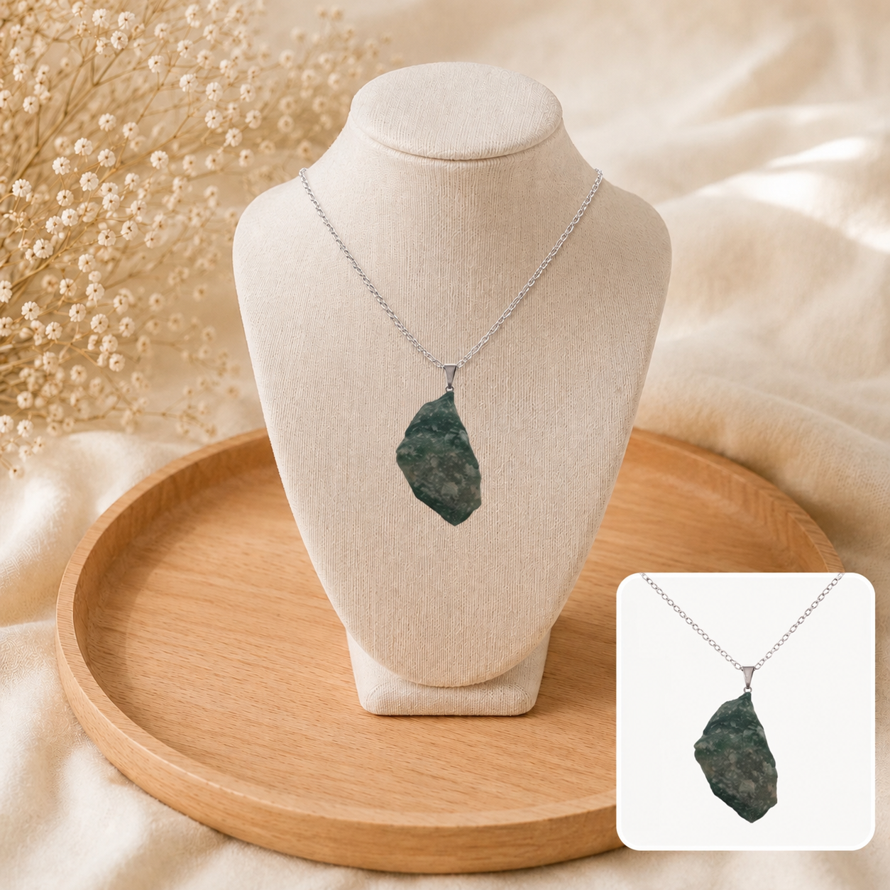 💚 Collier Éclat de Fuchsite