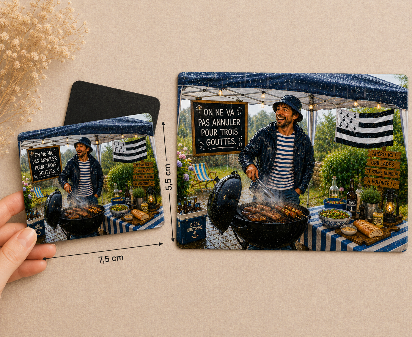 🧲 Magnet humour « Spécial Bretagne »