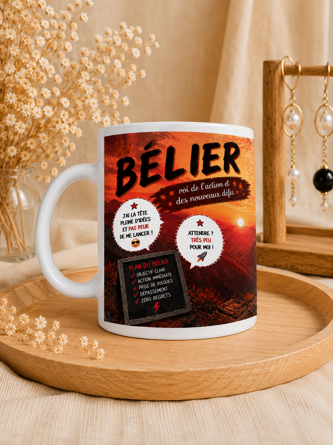 🐏 Mug Signe Astro Bélier Homme ♈