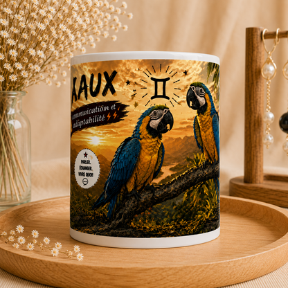 ♊ Mug Signe Astro Gémeaux Homme