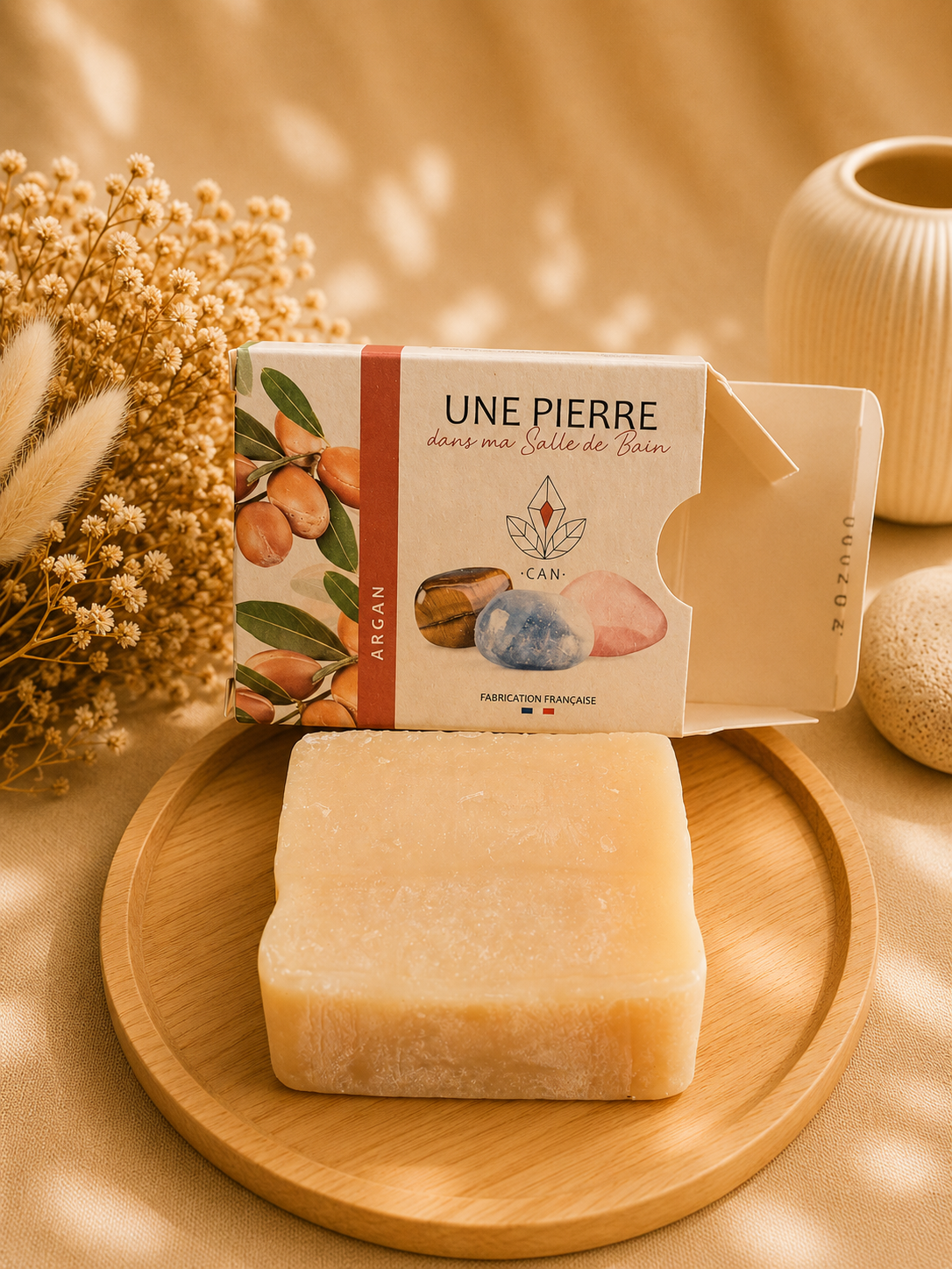 Savon artisanal "Une Pierre dans ma Salle de Bain"