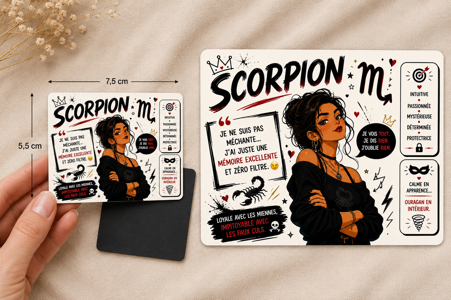 🦂🧲 Magnet Signe Astro Scorpion