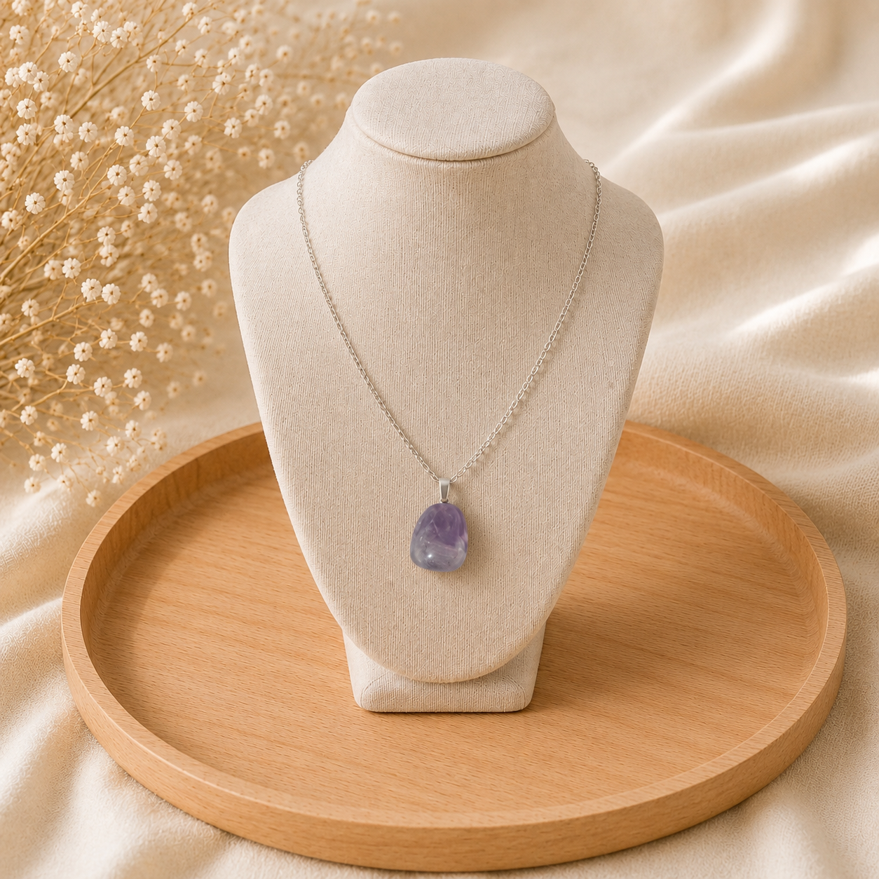 💜 Collier Aura d'Améthyste